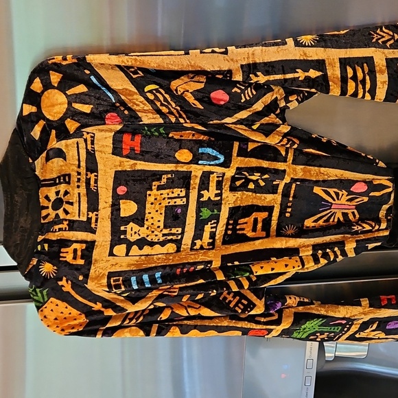 💕FARM RIO💕 Tropical Icons Kimono Robe ~ Tropical Icons Large L NWT - Picture 10 of 15